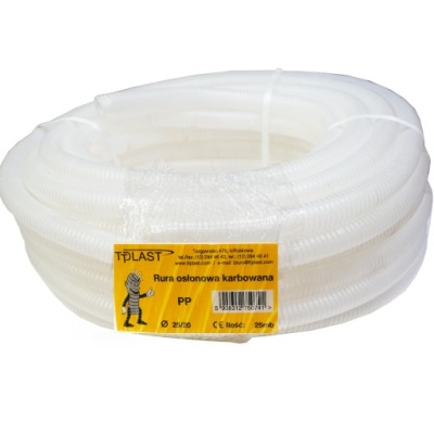 Rura karbowana 25mm RKLF 25/20 peszel 25m