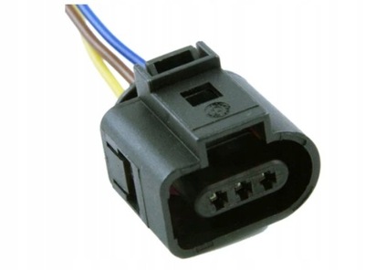 Штекер датчик паркування pdc 3 pin audi r8 tt фото №1