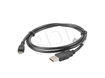 Kabel Lanberg CAUSBM10CC0010BK (USB 2.0 M Micro USB M; 1m; kolor czarny)