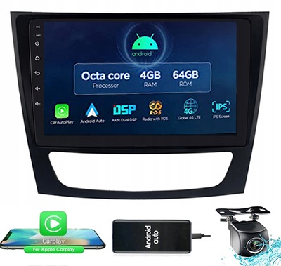 MERCEDES БЕНЗИН CLS W219 РАДІО ANDROID GPS BT 4