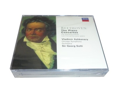 BEETHOVEN The Piano Concertos Ashkenazy Solti 3CD