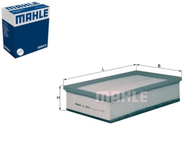 Mahle фільтр повітря audi vw фото №1
