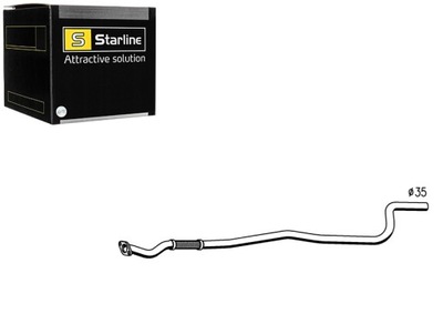Гаситель r средняя ford ka 1.3 kat 96-2000 starline фото №1