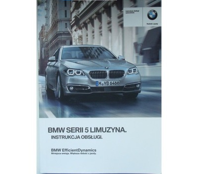 BMW 5 F10 2013-2017 POLSKA LIBRO MANTENIMIENTO ORIGINAL BMW SERII 5 F10 2013R  