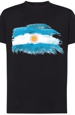 Argentyna Męski Modny T-Shirt Naduk Rozm.XL