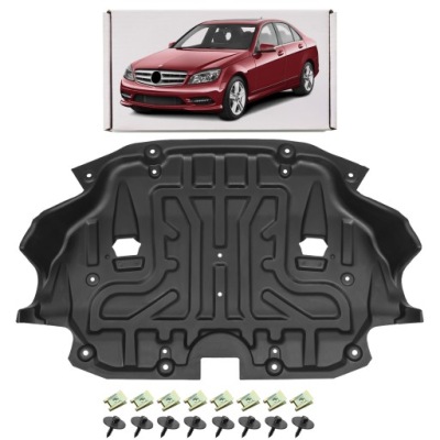 Mercedes s-class w221 2005-2013 захист плита pod двигун a2215240601 + болти фото №1