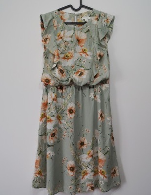 H&M MAMA sukienka wzorzysta kwiaty 38 M U18
