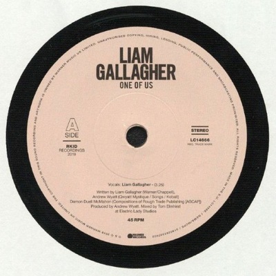 LIAM GALLAGHER One Of Us LP