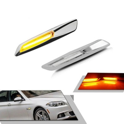 PARA BMW 3 5 SERII E60 E90 E39 2 PIEZAS DIODO LUMINOSO LED DYNAMICZ  