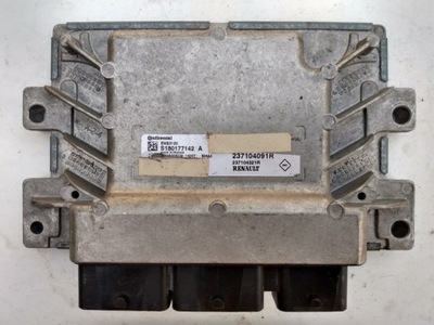 Блок управления двигателя 237104091r renault twingo ii 1,2 фото №1