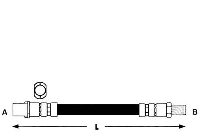 CABLE DE FRENADO AP 8D0611775B HOS3161 8361050200  