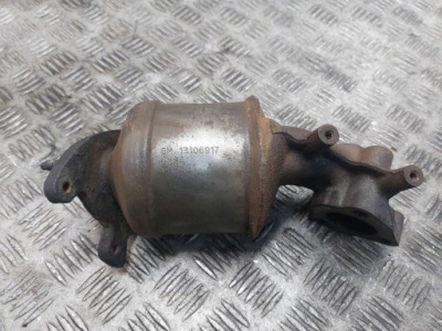 Катализатор пустой решётка радиатора combo c corsa c 1.7 cdti 25343827 13106917 фото №1