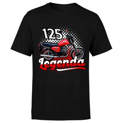 Koszulka t-shirt XXL motorynka MZ 125 motorek legendy PRL