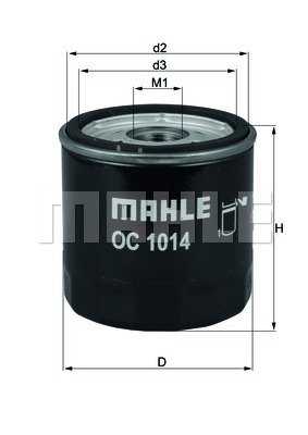 ФИЛЬТР МАСЛА KNECHT OC 1014 OC1014