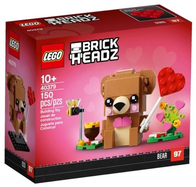 LEGO BrickHeadz 40379 Miś Walentynkowy