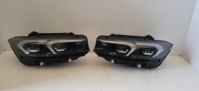 Лампа передня перед ліва права bmw 3 g20 g21 lift lci led black повний фото №1