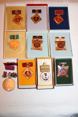 Odznaczenia, odznaki, medal DDR