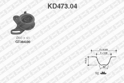 КОМПЛЕКТНЫЙ ГРМ SNR KD473.04 KD47304