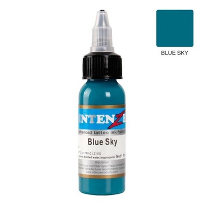 INTENZE BLUE SKY 30 ml REACH Tattoo Tusz Farba do tatuażu