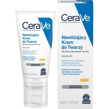 CeraVe Krem nawilżający do twarzy SPF 25, 52 ml