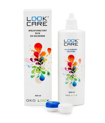 Płyn do soczewek Look Care Aqua Solution 360 ml.