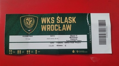 Bilet Śląsk Wrocłąw - Gwarek Tarnowskie Góry