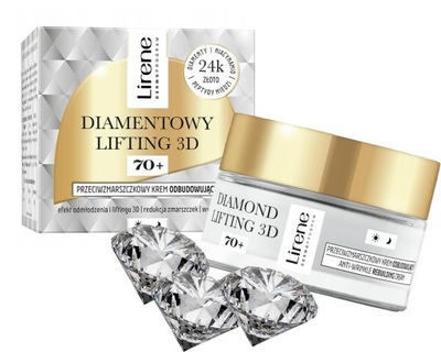 LIRENE DIAMENTOWY LIFTING KREM 60+CERAMIDY