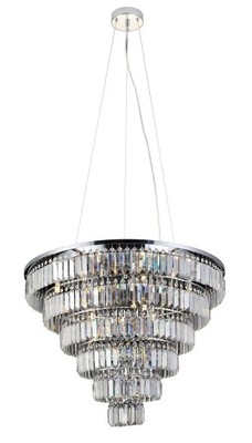 Elegancka kryształowa lampa wisząca Salerno XL