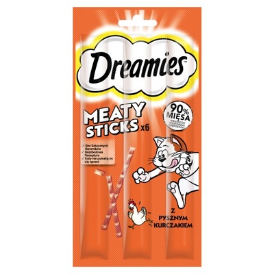 DREAMIES Meaty Sticks z Kurczakiem 30g