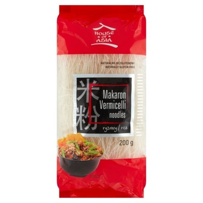 Makaron Ryżowy Vermicelli 200g - House of Asia