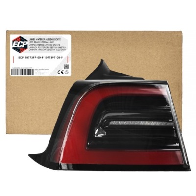 1077397-00-f фара лівий задній зовнішня tesla model 3 фото №1