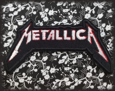 Naszywka haftowana muzyczna rockowa Metallica