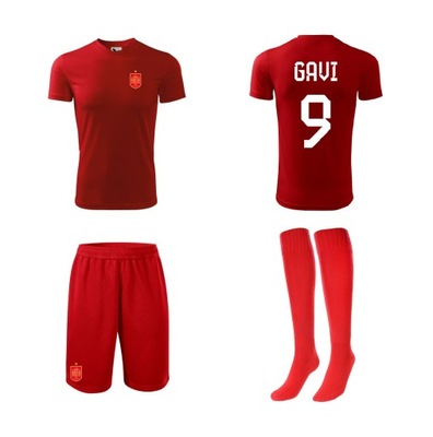 Strój piłkarski Hiszpanii GAVI Jr
