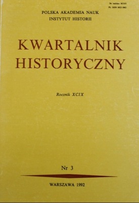 Kwartalnik historyczny XCIV Nr 3