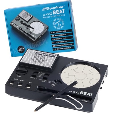 Stylophone BEAT Pocket Drum Machine NOWOŚĆ Looper Maszyna perkusyjna Bas