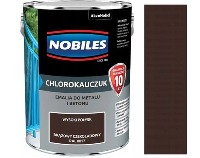 NOBILES CHLOROKAUCZUK EMALIA 0,9L BRĄZ CZEKOLADOWY