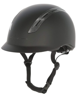 Kask jeździecki ProViso, czarny, 52-56 cm, Covalliero