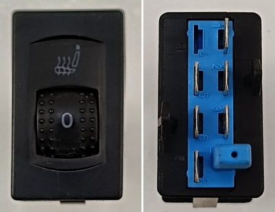 Vw passat b5 lift 03 r переключатель подогрев сиденье передний фото №1