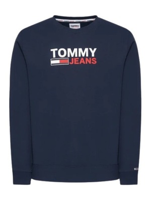 Bluza męska TOMMY JEANS Corp Logo Granatowy