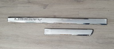 2x молдинг дверь левая хром jeep liberty kj 05-07r фото №1