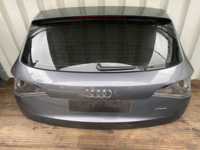 Audi q5 lift 8r комплектна кришка багажника багажника задня задня lx7r szary фото №1