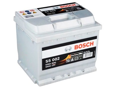 АККУМУЛЯТОР BOSCH SILVER S5 54AH 530A S5002