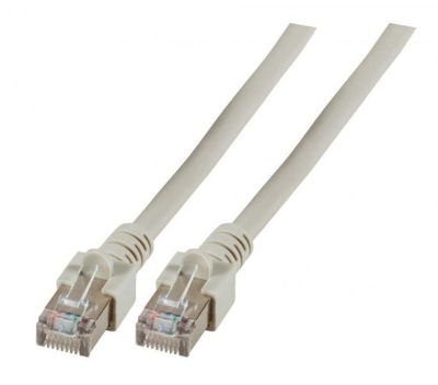 Kabel krosowy patchcord SF/UTP kat.5e szary 0,25m PVC PC-5ESFTPPVC-GY0.25