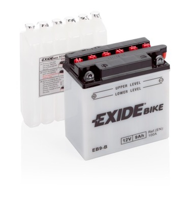 BATERÍA PARA MOTOCICLETA EXIDE EB9-B YB9-B 12V 9AH 100A L+  