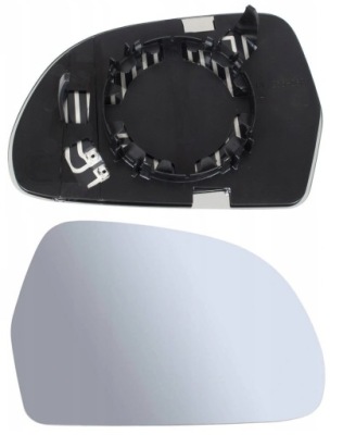 Зеркало вкладыш с подогревом правое audi a6 c6 04-2011 фото №1