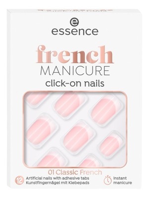 Essence French Manicure Click-on Nails 12 szt