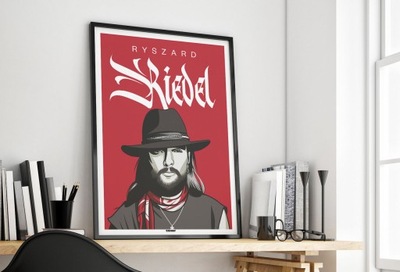 Autorski Grafika Plakat Ryszard Riedel Dżem A3