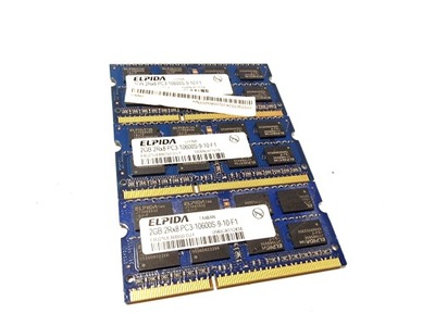 PAMIĘĆ RAM DDR3 ELPIDA 2GB 2RX8 PC3-10600S-9-10