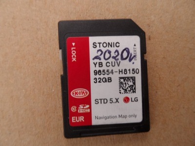 CARD SD NAVIGATION KIA STONIC 2020R 96554-H8150  