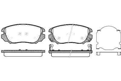 DRIVE+ КОЛОДКИ ТОРМОЗНЫЕ ПЕРЕД OPEL INSIGNIA 1.6 -1.8 08-